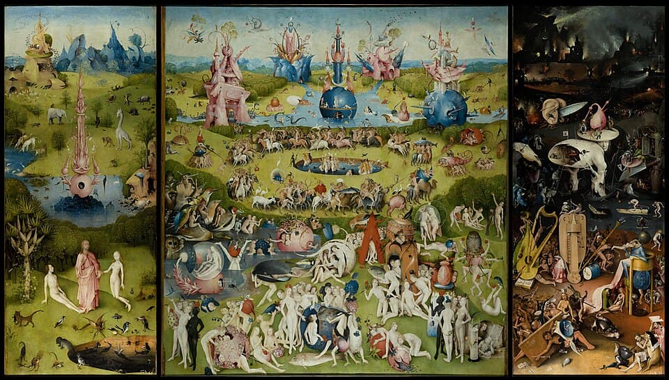 Hieronymus Bosch, The Garden of Earthly Delights (c. 1490-1510)
